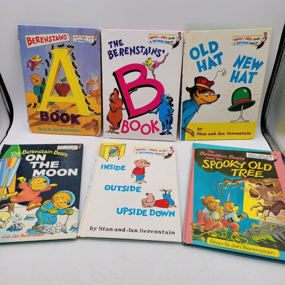 BERENSTAIN BEARS Lot of 6 Bright and Early Books Beginning Readers - BK155